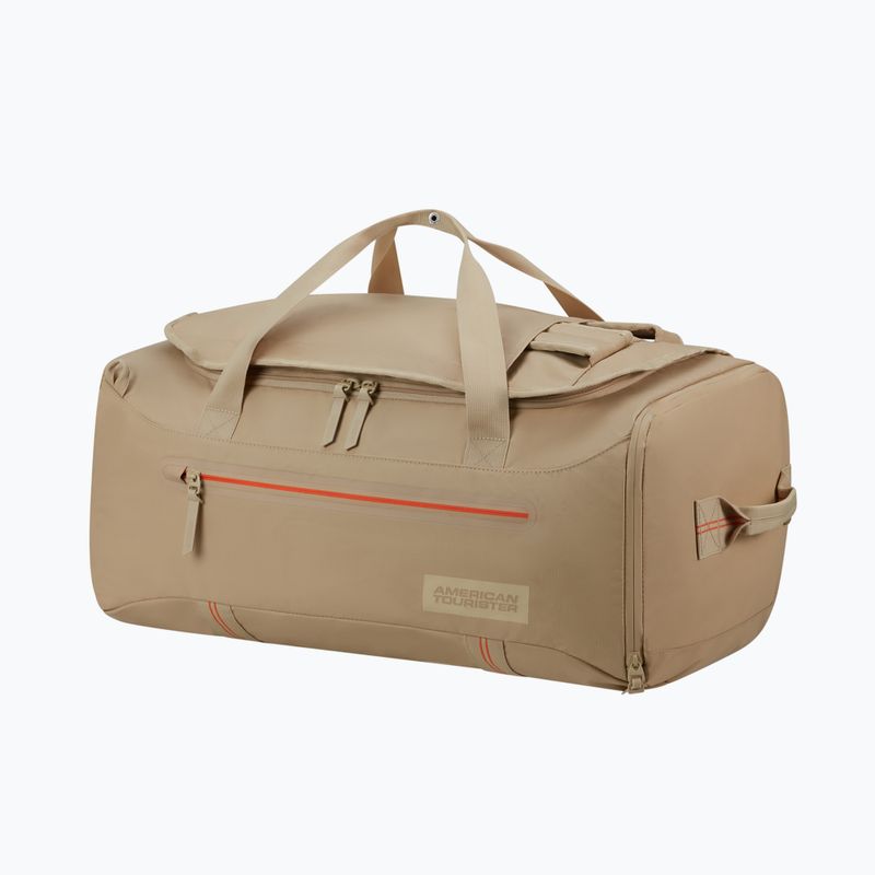 American Tourister Duffle M 54 l μπεζ ταξιδιωτική τσάντα 7