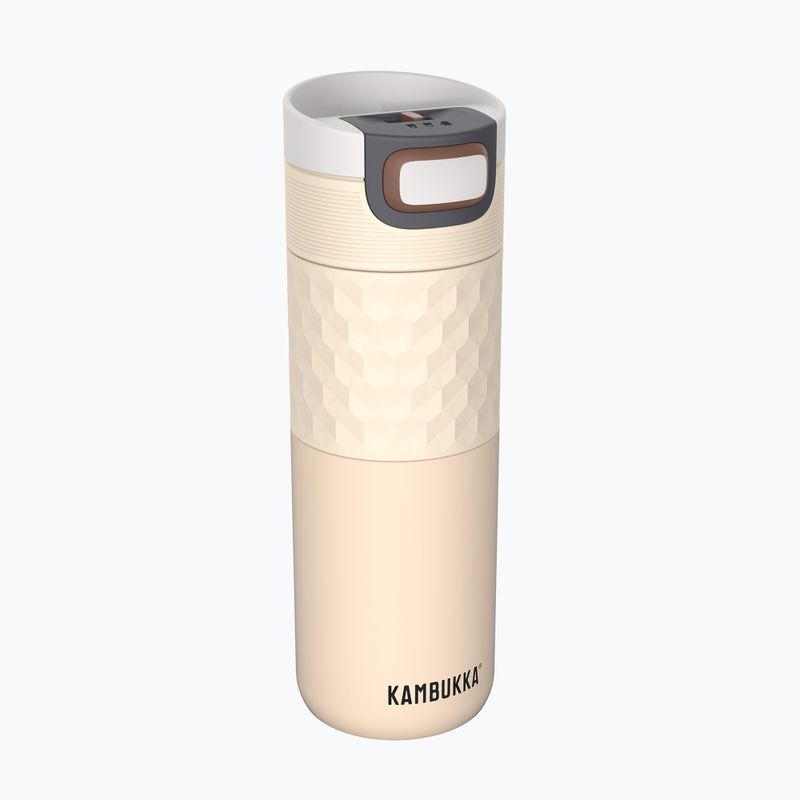 Kambukka Etna Grip θερμική κούπα 500 ml μαύρη ελάχιστα μπεζ 2