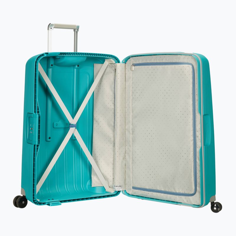 Ταξιδιωτική βαλίτσα Samsonite S'cure Spinner 79 l aqua blue 6