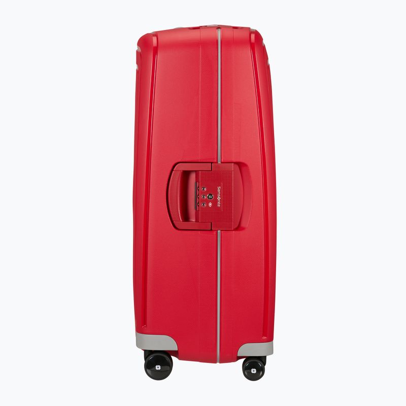 Samsonite S'cure Spinner 102 l βυσσινί κόκκινο ταξιδιωτική βαλίτσα 4