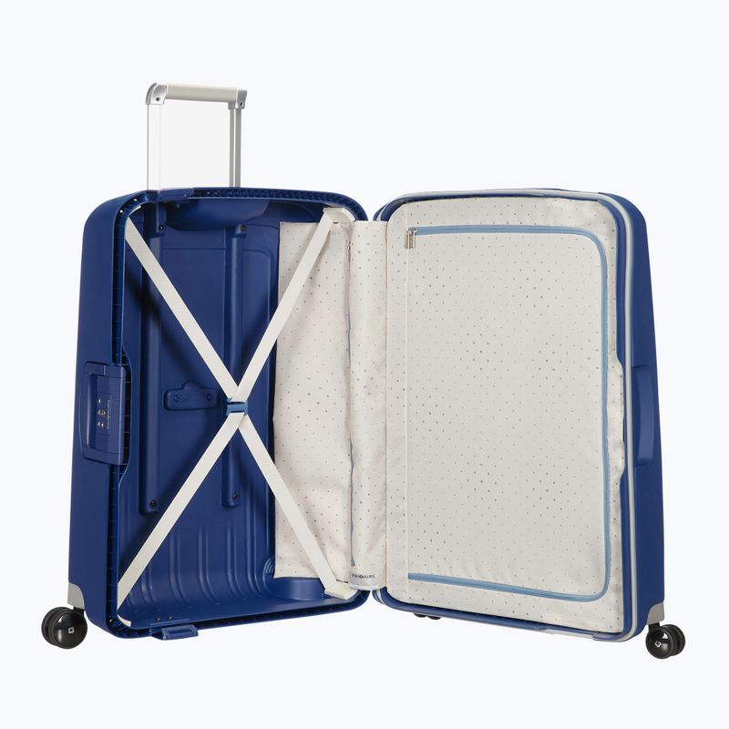 Samsonite S'cure Spinner 102 l σκούρο μπλε ταξιδιωτική βαλίτσα 5