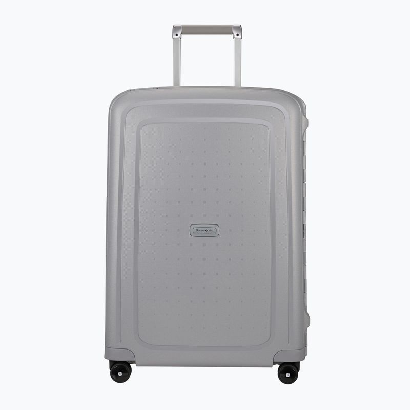 Ταξιδιωτική βαλίτσα Samsonite S'cure Spinner 79 l ασημί