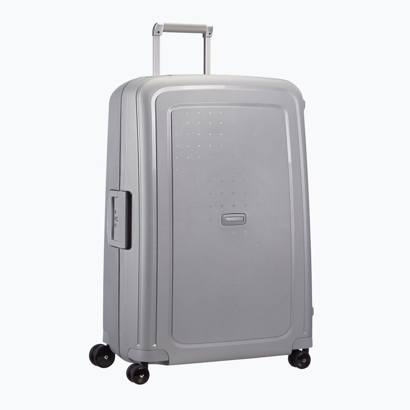 Ταξιδιωτική βαλίτσα Samsonite S'cure Spinner 102 l ασημί 2