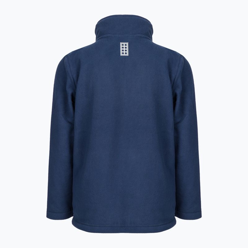 Παιδικό fleece φούτερ LEGO Lwsakso navy blue 11010290 2