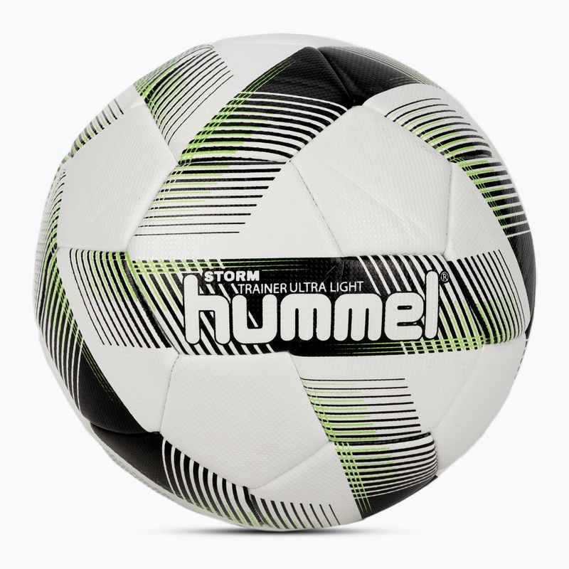 Hummel Storm Trainer Ultra Lights FB ποδοσφαίρου λευκό/μαύρο/πράσινο μέγεθος 3