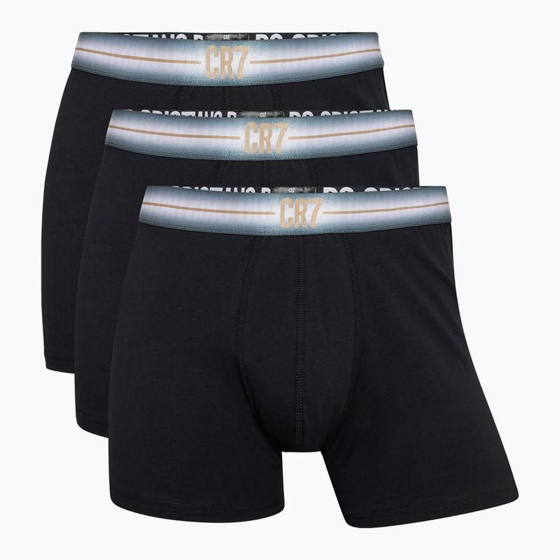 Ανδρικό μποξεράκι CR7 Basic Trunk 3 ζεύγη black/navy blue 5