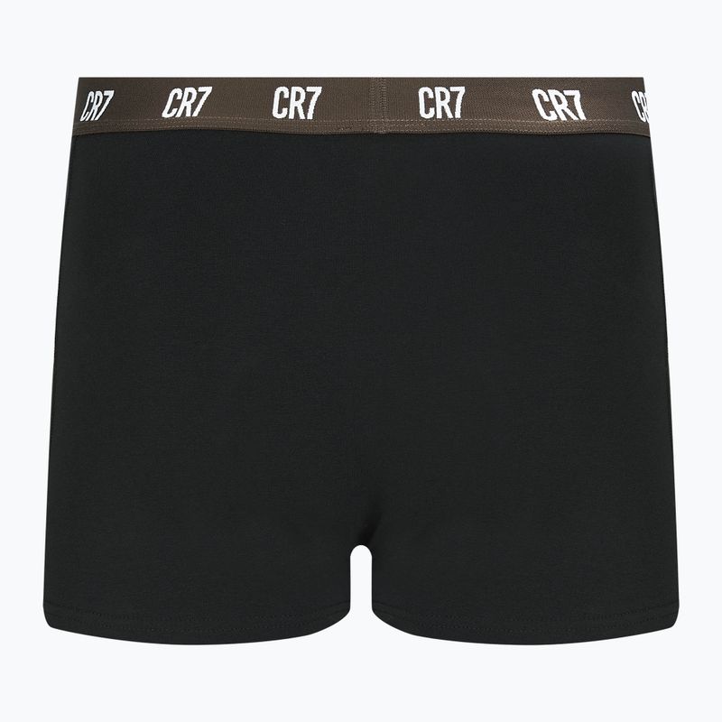 Ανδρικό μποξεράκι CR7 Basic Trunk 3 ζεύγη black/brown 3