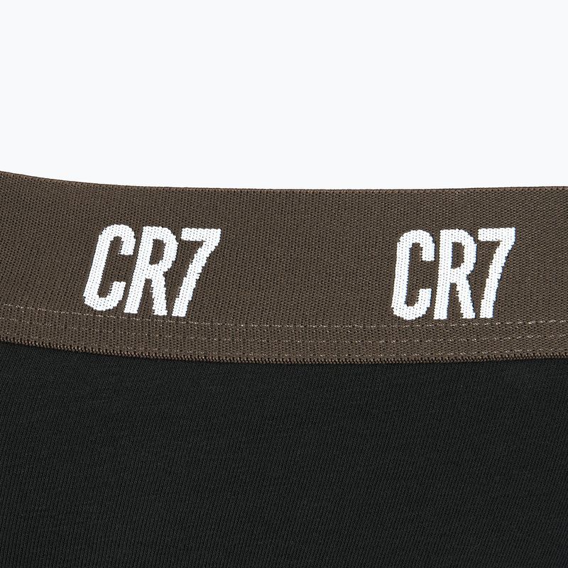 Ανδρικό μποξεράκι CR7 Basic Trunk 3 ζεύγη black/brown 4