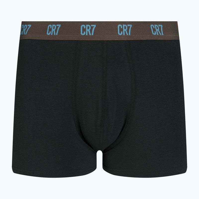 Ανδρικό μποξεράκι CR7 Basic Trunk 3 ζεύγη black/brown 5