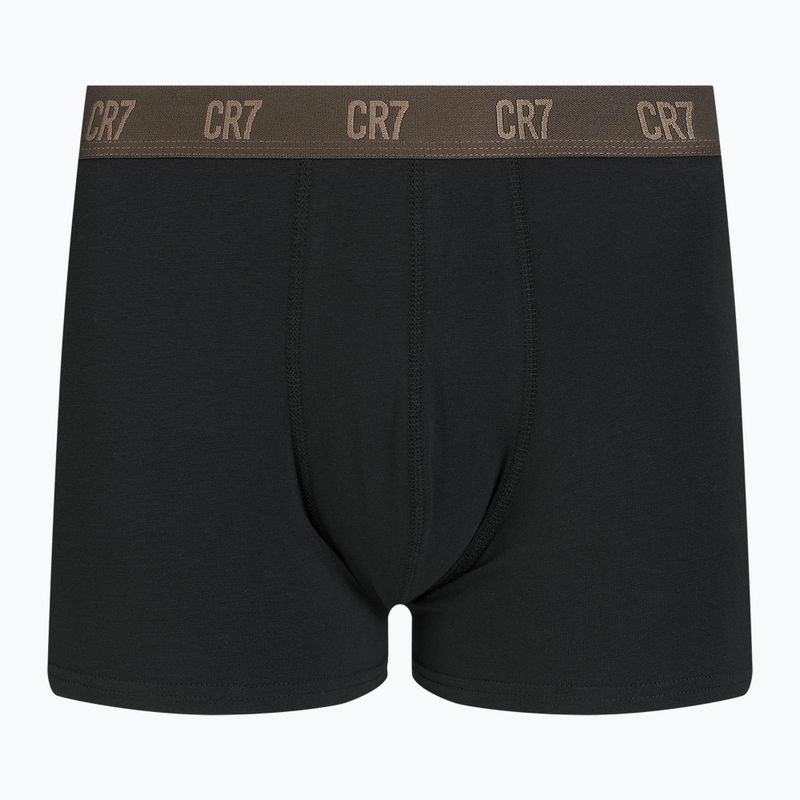 Ανδρικό μποξεράκι CR7 Basic Trunk 3 ζεύγη black/brown 8