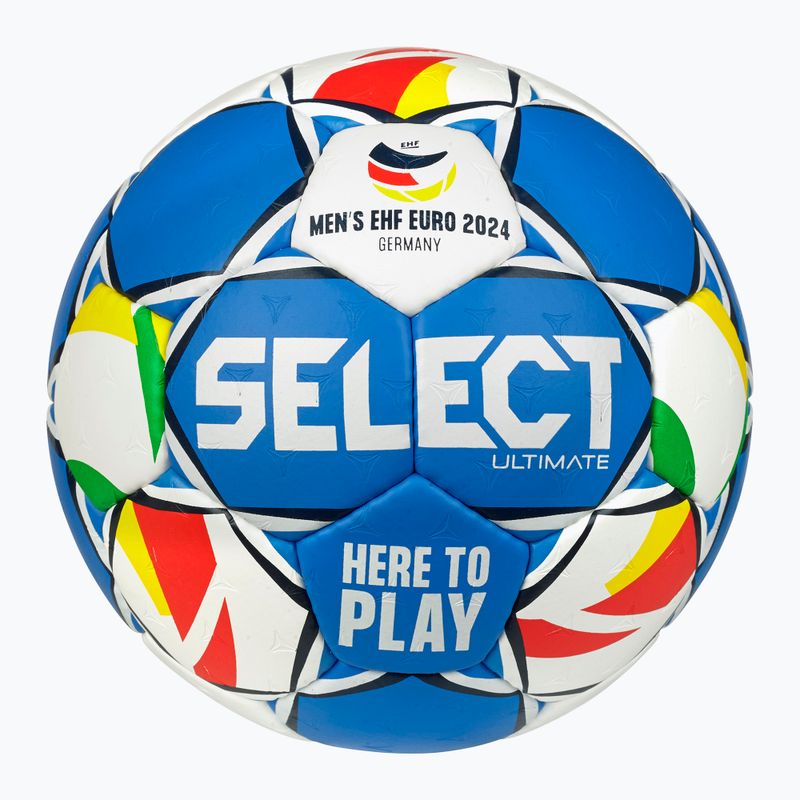 SELECT Ultimate EHF Euro Men v24 λευκό/μπλε χάντμπολ μέγεθος 3