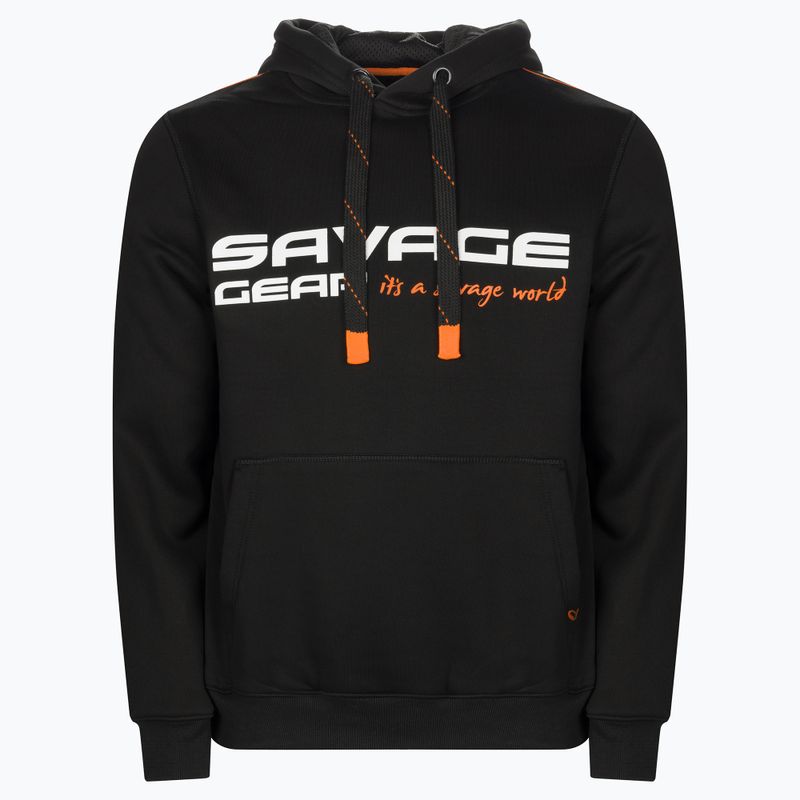 Savage Gear Cosmo Hoodie φούτερ για ψάρεμα μαύρο 73699