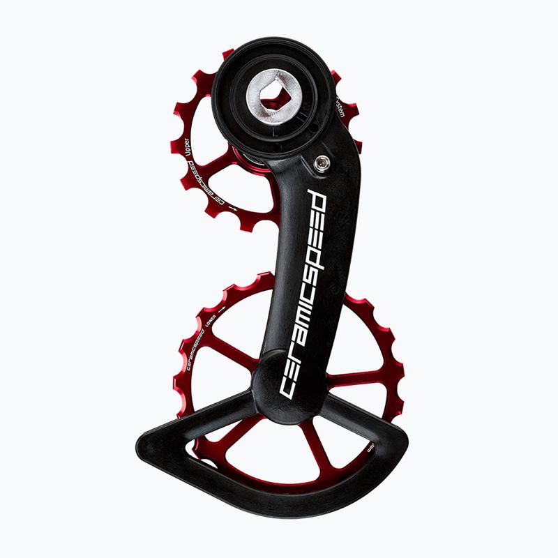 CeramicSpeed OSPW SRAM Red/Force AXS καρότσα ντεραγιέρ μαύρο/κόκκινο 107379