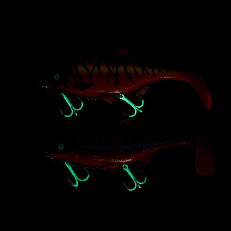 Mikado Jaws Double Evo Stinger Fluo XL απελευθέρωση δολωμάτων 2