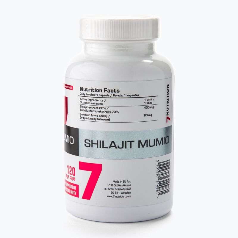 Shilajit Mumio 7Nutrition ανοσοποιητικό σύστημα 400mg 120 κάψουλες 7Nu000456 3