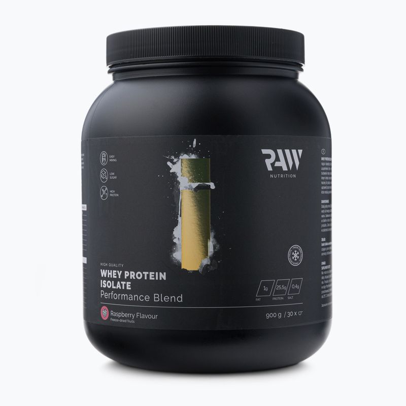 Απομονωμένη πρωτεΐνη ορού γάλακτος Raw Nutrition 900g βατόμουρο WPI-59017