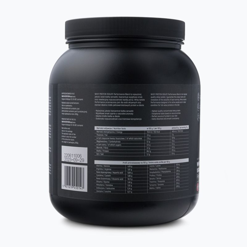 Απομονωμένη πρωτεΐνη ορού γάλακτος Raw Nutrition 900g βατόμουρο WPI-59017 3