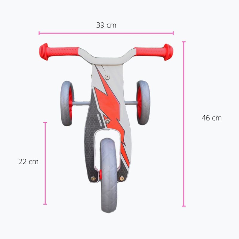 Milly Mally 2in1 ποδήλατο cross-country Look κόκκινο 3146 3