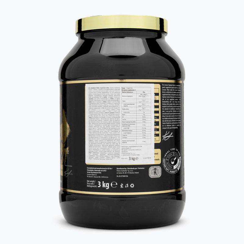 Gainer Fitness Authority Levrone Αναβολική μάζα 3 kg φράουλα 2