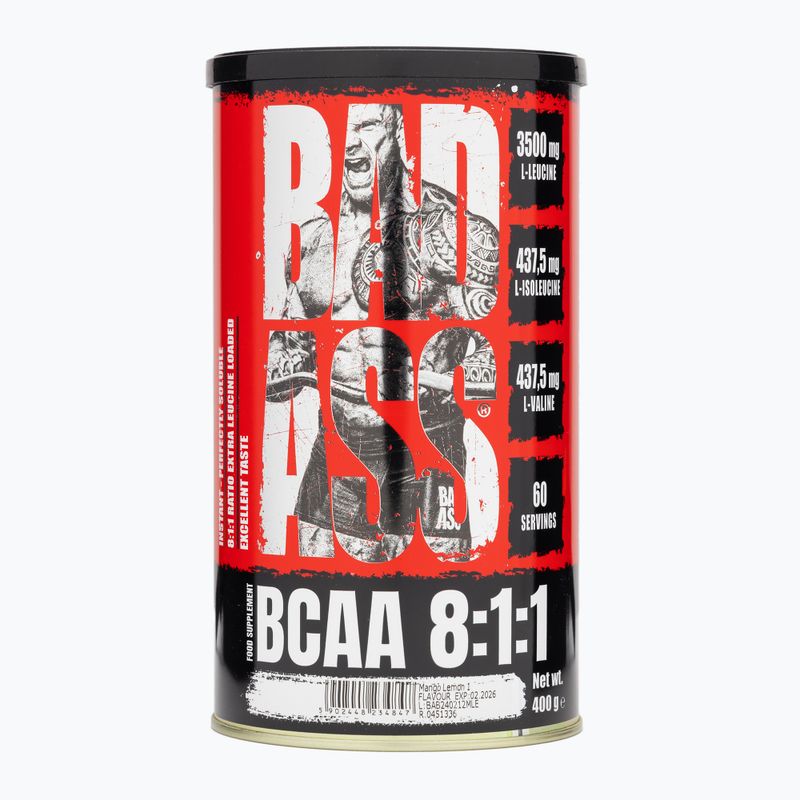 Αμινοξέα Fitness Authority Bad Ass Bcaa 8 400 g μάνγκο/λεμόνι