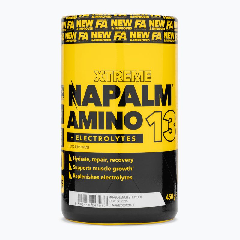 Αμινοξέα Fitness Authority Napalm Amino13 450 g μάνγκο/λεμόνι