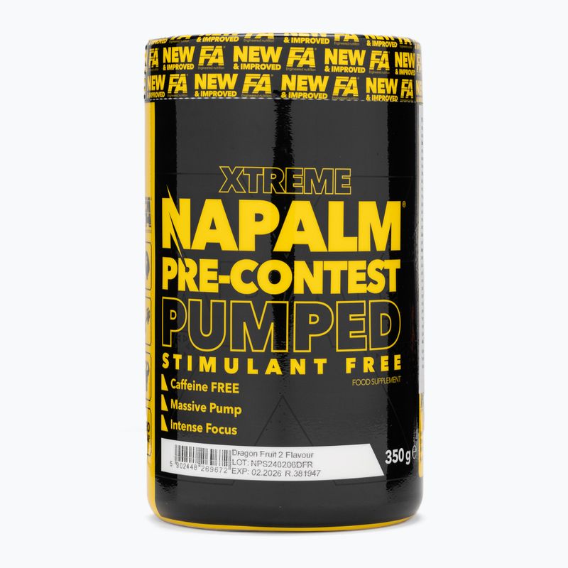 Fitness Authority προ-προπόνηση Napalm Pre-Contest Pumped Stimulant Free 350 g φρούτα δράκου