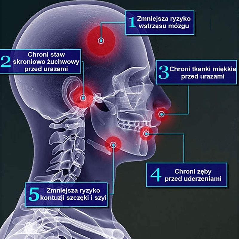 Προστατευτικό σιαγόνας + κουτί DBX BUSHIDO Standard μαύρο Arm-100018 11