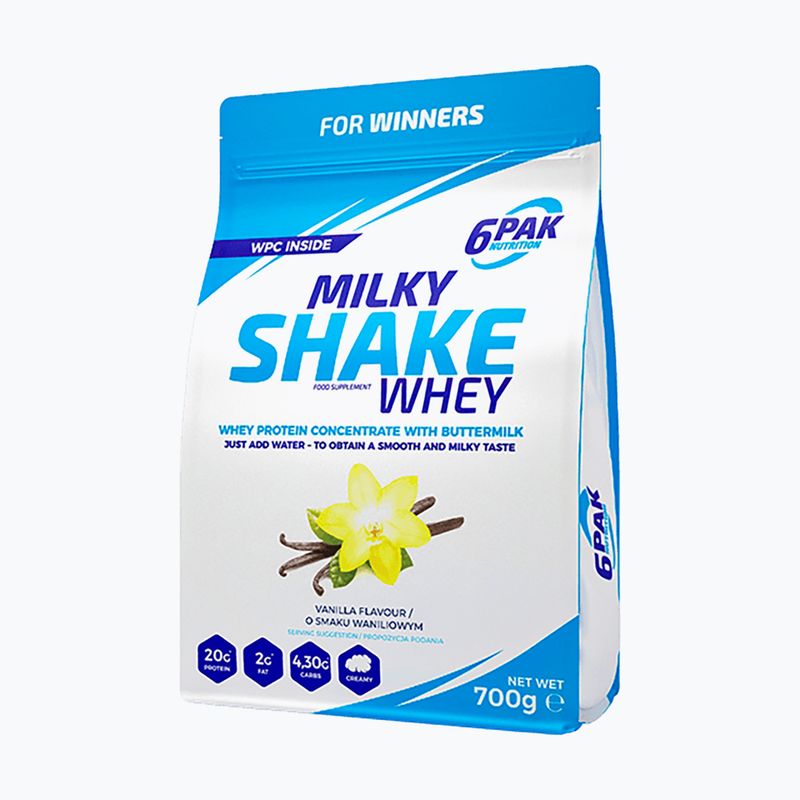 Ορός γάλακτος 6PAK Milky Shake 700g βανίλια PAK/032