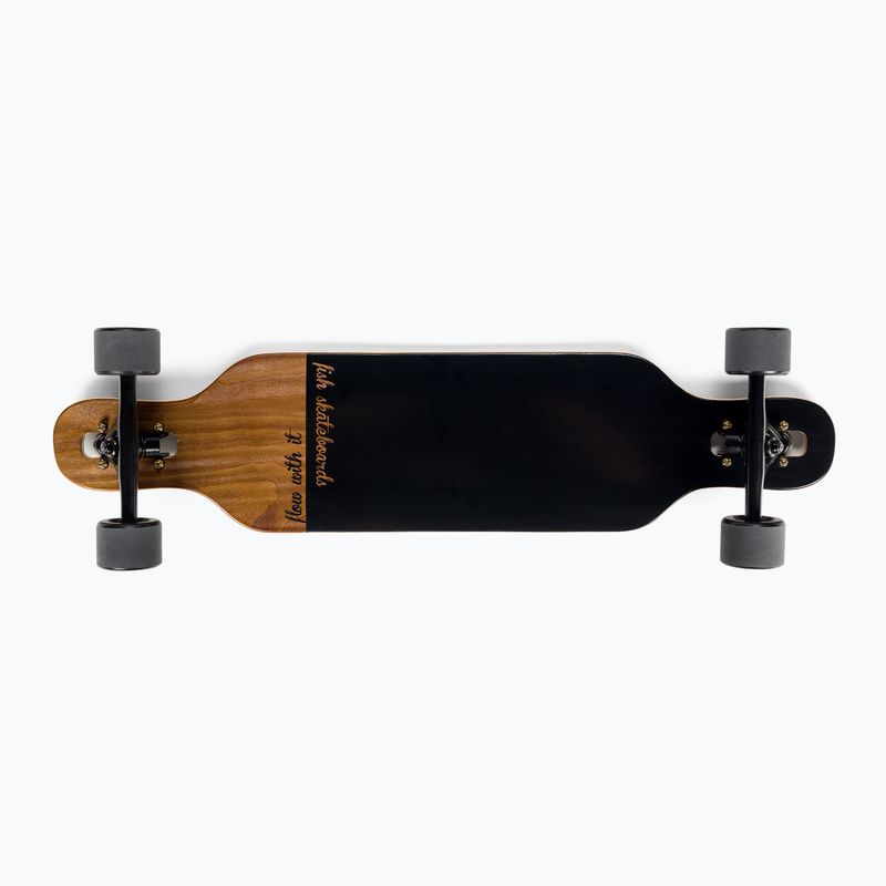 Fish Skateboards Flow longboard μαύρο LONG-FLOW-BLA-BLA