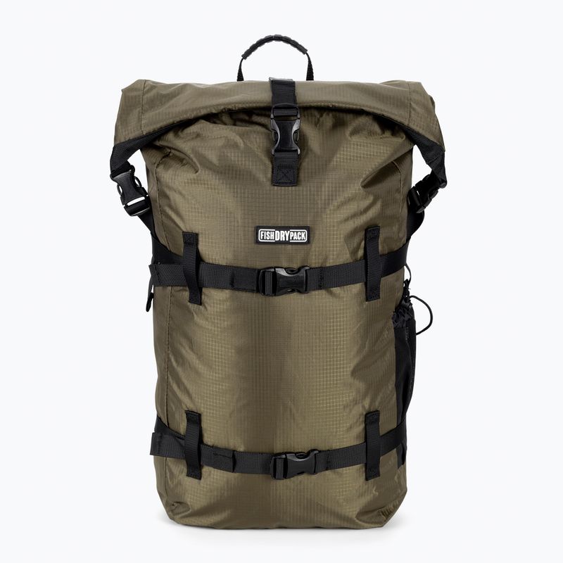 FishDryPack Sherpa 20l καφέ αδιάβροχο σακίδιο πλάτης FDP-SHERP