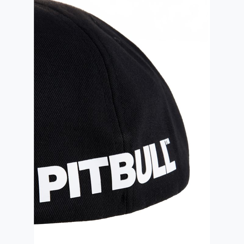 Pitbull West Coast ανδρικό πλήρες καπέλο New logo λευκό/μαύρο 4