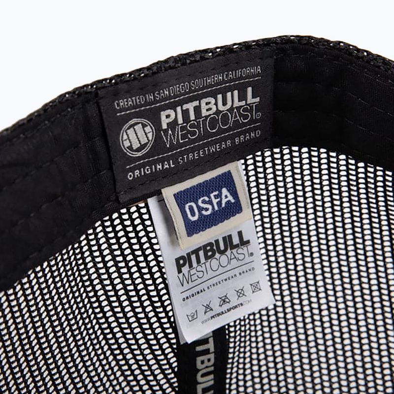 Pitbull Mesh Snapback σκυλιά όλα τα μαύρα καπέλο μπέιζμπολ παραλλαγή 6