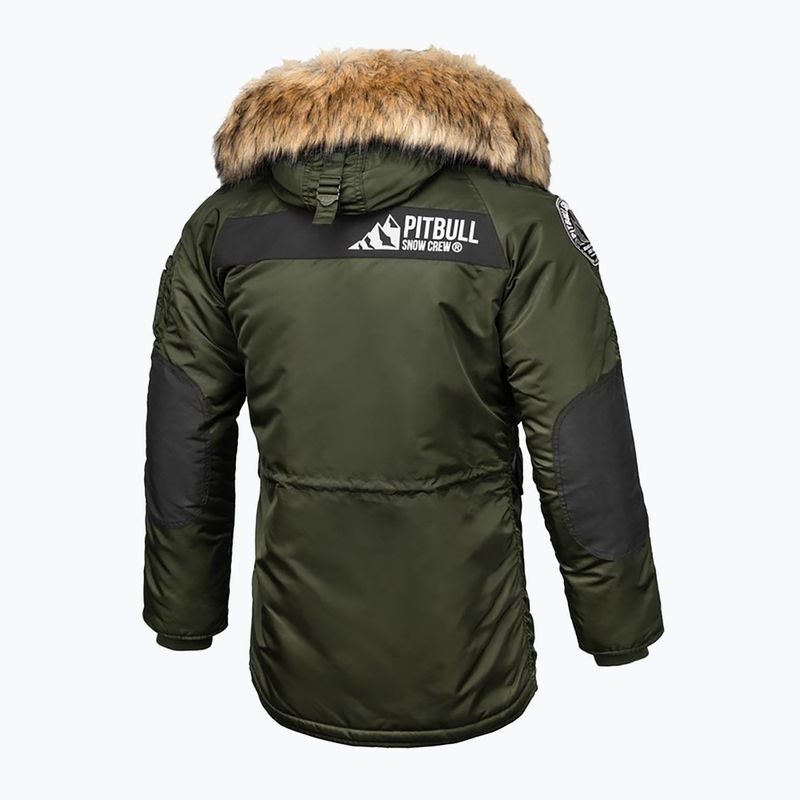 Ανδρικό χειμερινό μπουφάν Pitbull West Coast Fur Parka Alder olive 2