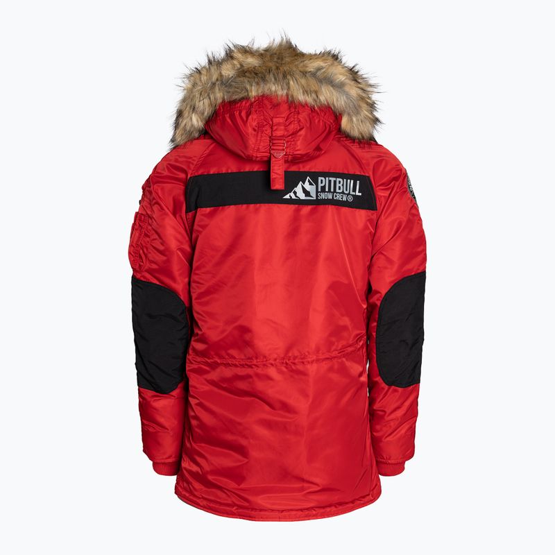 Ανδρικό χειμερινό μπουφάν Pitbull West Coast Fur Parka Alder red 11