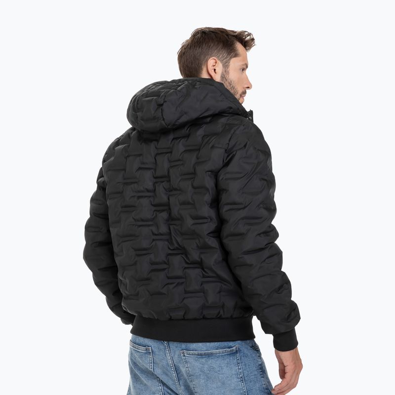 Ανδρικό χειμερινό μπουφάν Pitbull West Coast Quilted Hooded Carver black 3