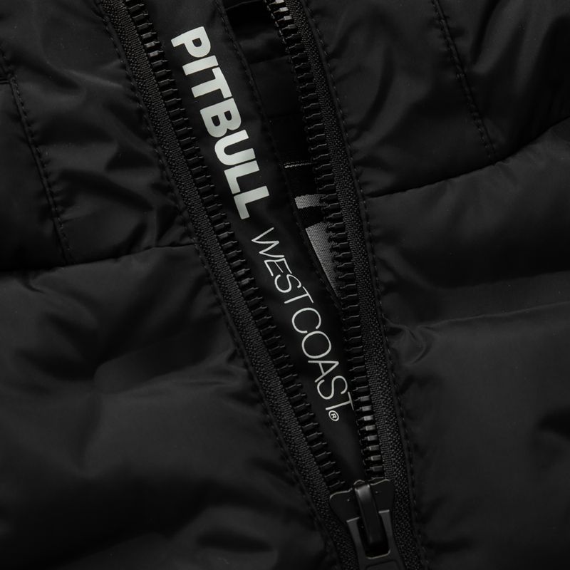 Ανδρικό χειμερινό μπουφάν Pitbull West Coast Quilted Hooded Carver black 7