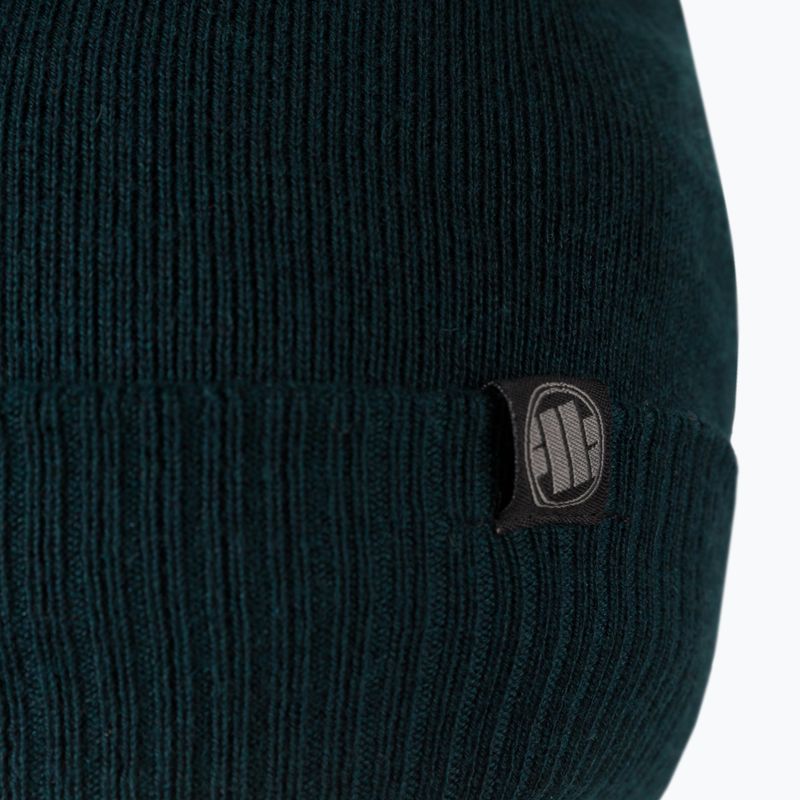 Ανδρικός χειμερινός σκούφος Pitbull West Coast Beanie Small Logo dark green 3