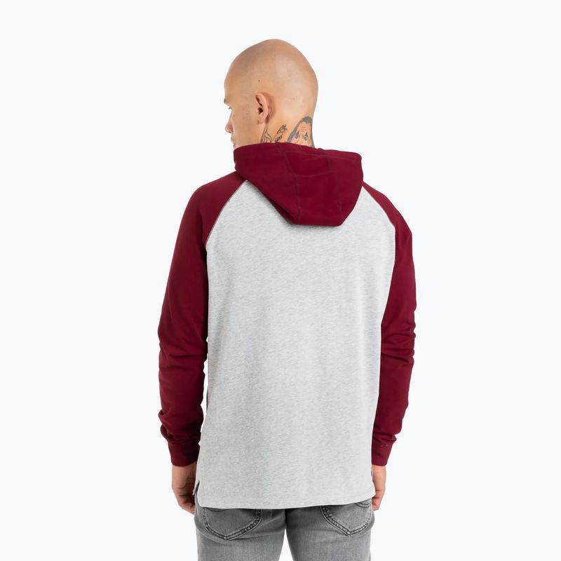 Ανδρικό φούτερ Pitbull West Coast Hooded Small Logo grey/burgundy 2