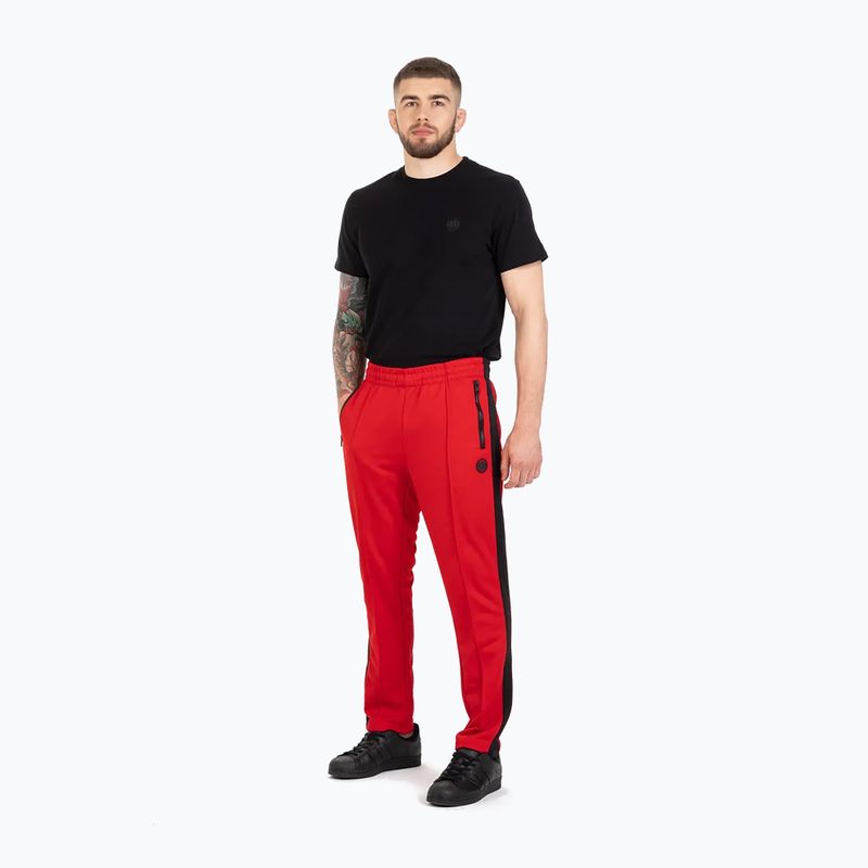 Ανδρικά παντελόνια Pitbull West Coast Oldschool Track Pants Raglan red 2