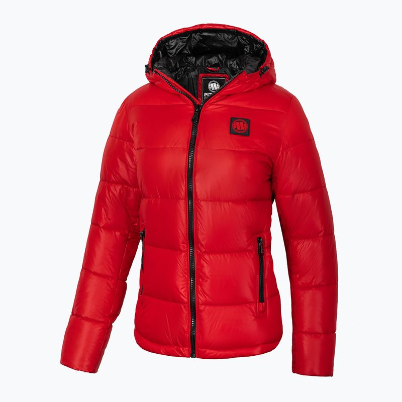 Γυναικείο πουπουλένιο μπουφάν Pitbull West Coast Shine Quilted Hooded red 4