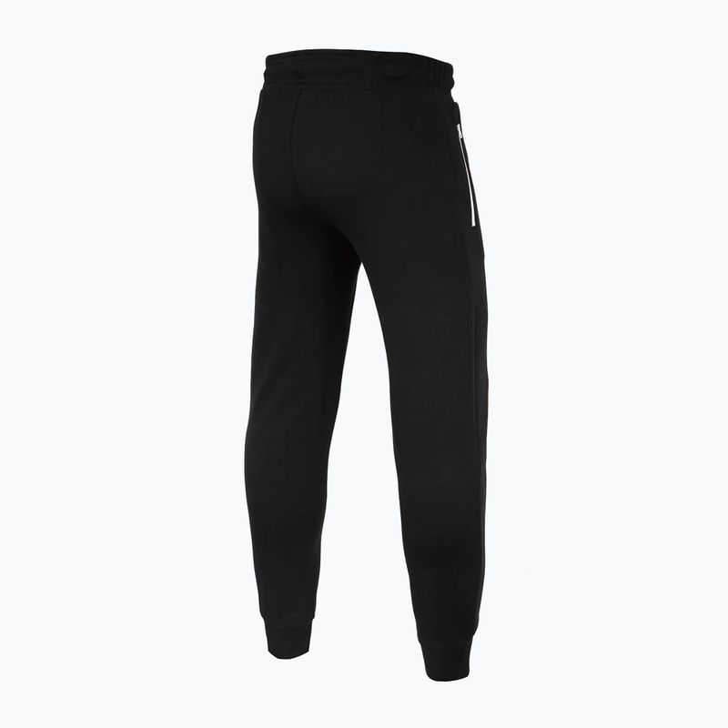 Ανδρικά παντελόνια Pitbull West Coast Trackpants Small Logo Terry Group black 4