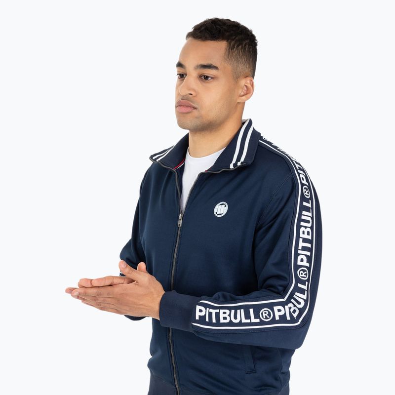 Ανδρικό αθλητικό μπουφάν Pitbull West Coast Tape Logo Terry Group dark navy 3