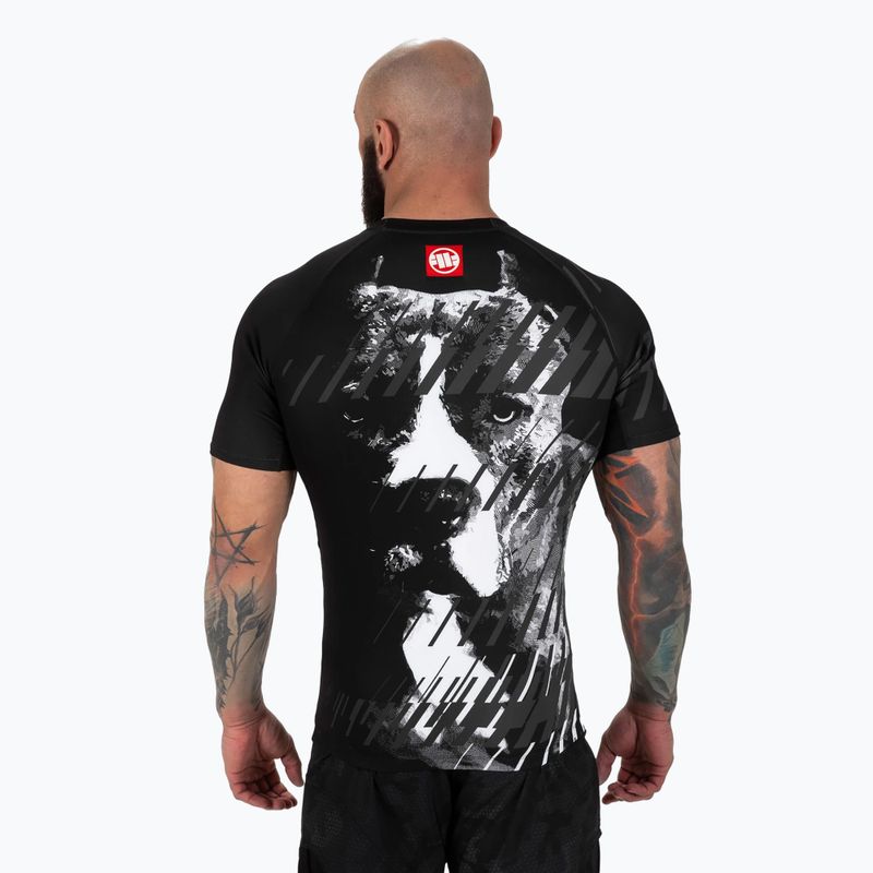 Rashguard ανδρικό Pitbull Street Dog Rashguard black 3