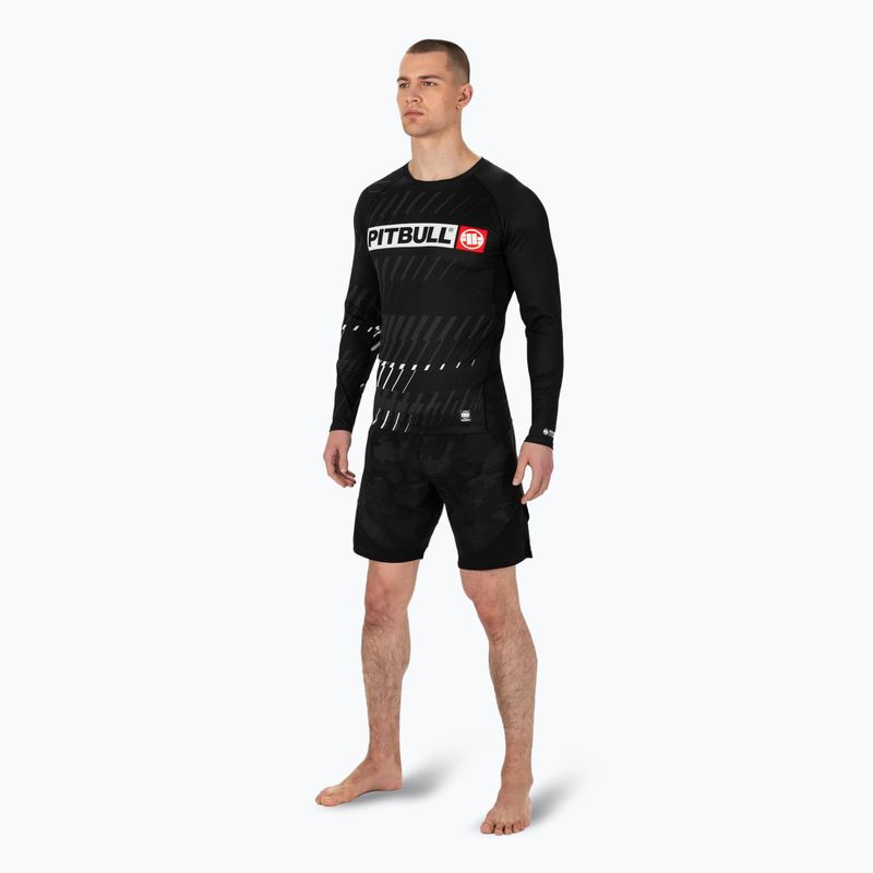 Rashguard ανδρικό μακρυμάνικο Pitbull Rashguard Street Dog black 2