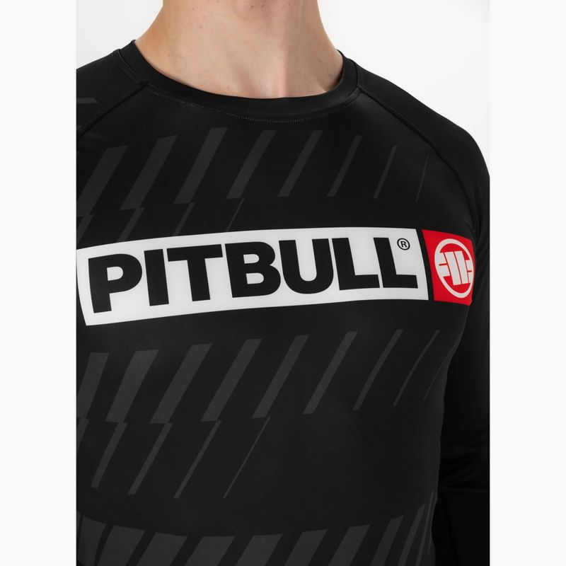 Rashguard ανδρικό μακρυμάνικο Pitbull Rashguard Street Dog black 4