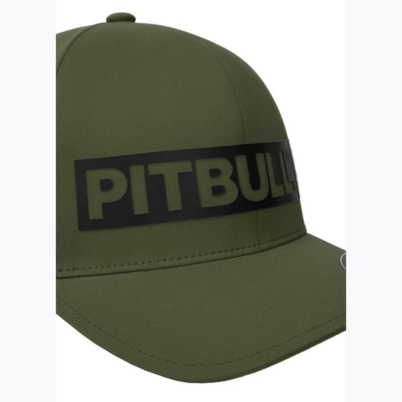 Pitbull West Coast Ανδρικό Full Cap ,,Hilltop" Stretch Fitted olive 4