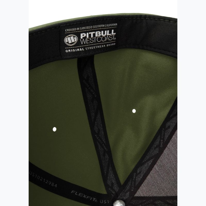 Pitbull West Coast Ανδρικό Full Cap ,,Hilltop" Stretch Fitted olive 8