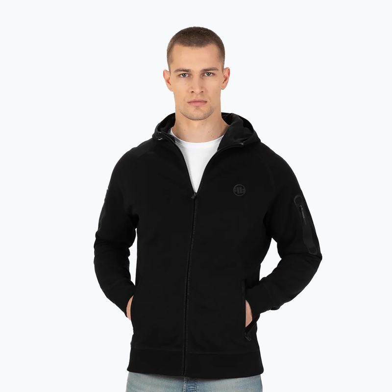 Ανδρικό φούτερ Pitbull West Coast Hermes Hooded Zip black