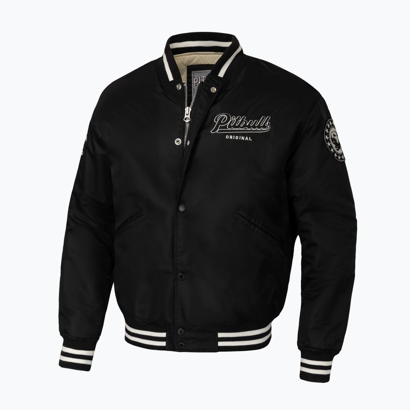 Ανδρικό χειμερινό μπουφάν Pitbull Seabridge Varsity μαύρο 2