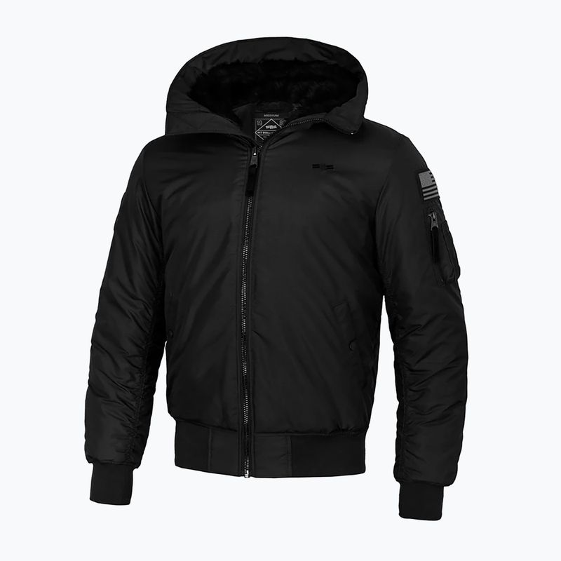 Ανδρικό χειμωνιάτικο μπουφάν Pitbull Beejay 2 Hooded Bomber black 4